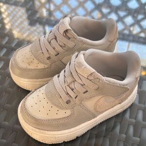 Nike Kids Beige Sneakers Force 1